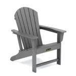Traditional Curveback Adirondack Chair - Dark Gray