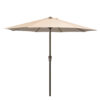 11 ft Large Round Patio Market Umbrella - Beige