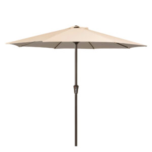 11 ft Large Round Patio Market Umbrella - Beige