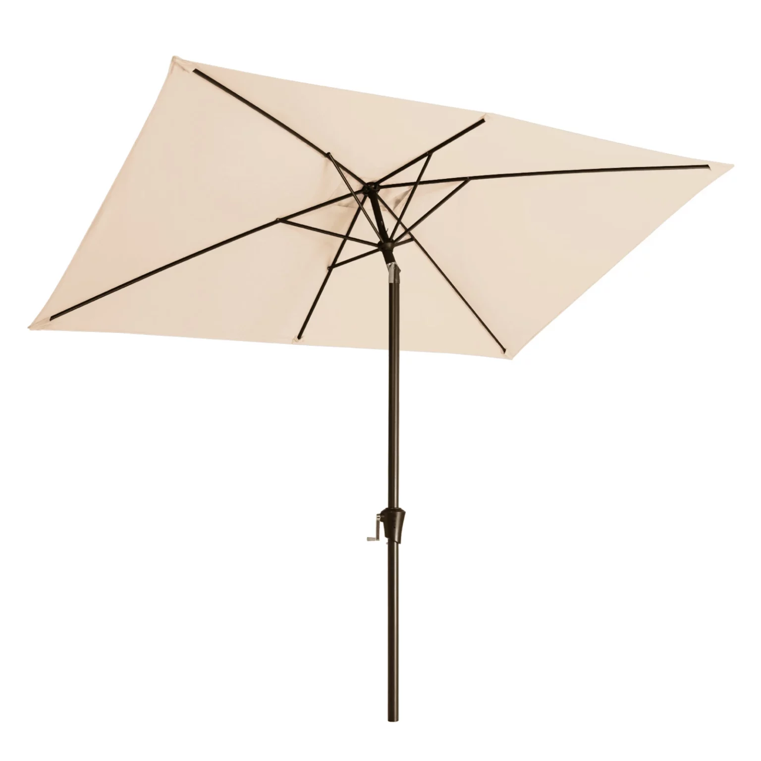 6.5 x 10ft Rectangle Tilt Patio Table Umbrella - Image 3