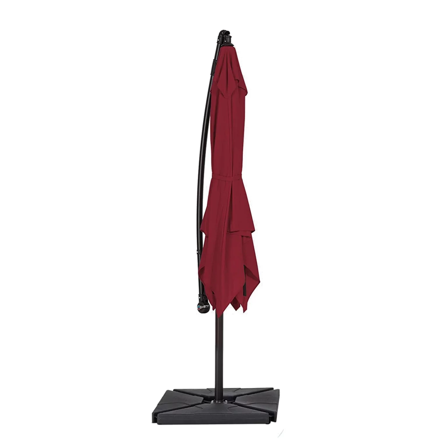 8 x 8ft Square Offset Hanging Umbrella with Base - Image 2