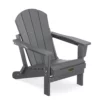Classic Folding Adirondack Chair - Dark Gray