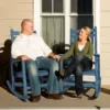 Couple seating on Presidential Rocking Chairs