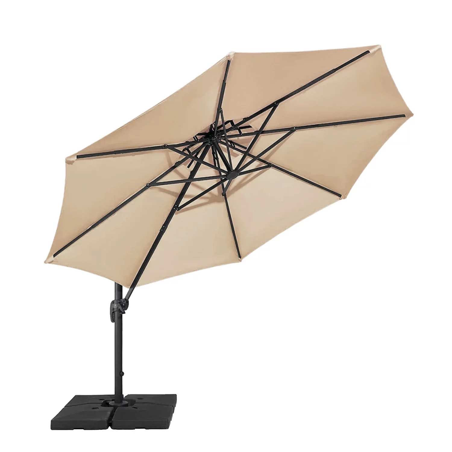 11ft Double Top Round Cantilever Umbrella - Image 2