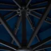 Eight Heavy Duty Ribs of the 11ft Double Top Round Cantilever Umbrella