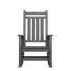 Presidential Rocking Chair in Dark Gray - Front