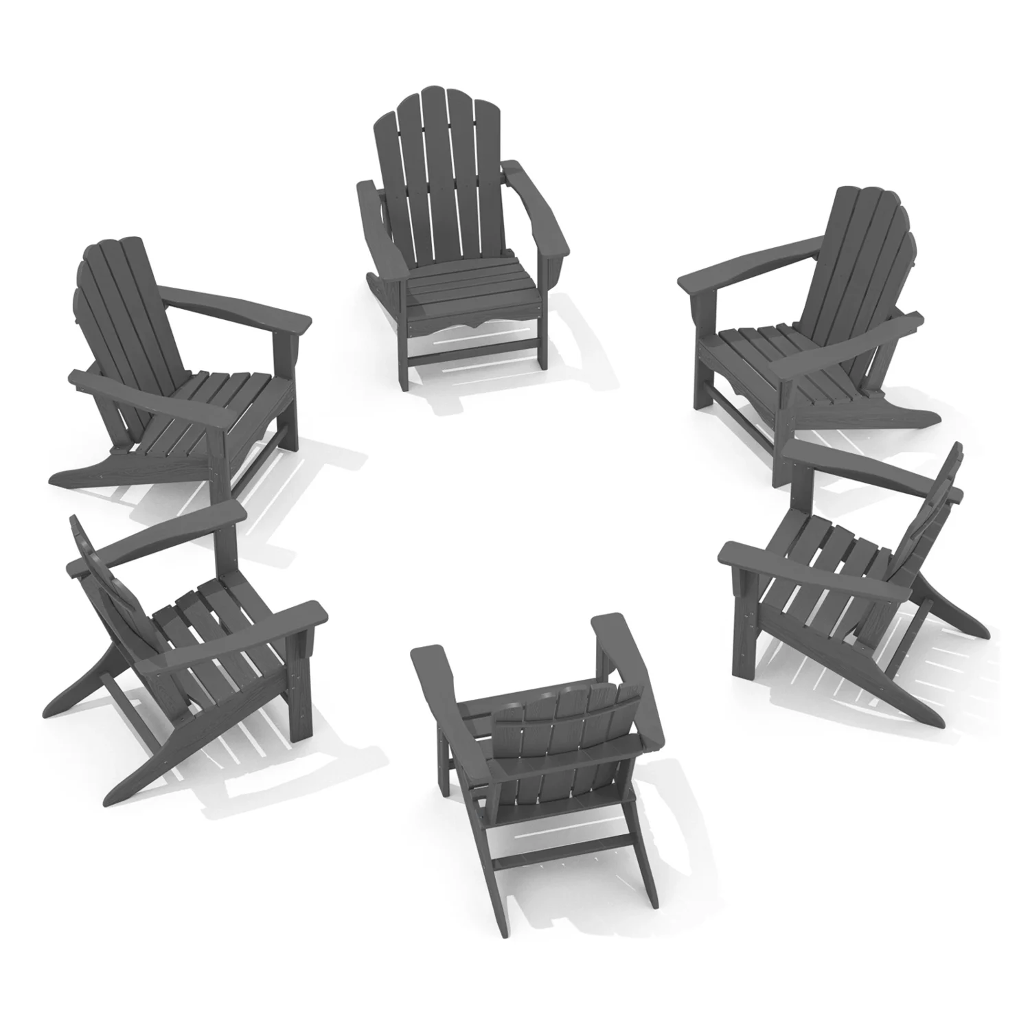 Vintage HDPE Poly Adirondack Chair - Image 8