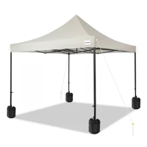 Square Pop Up Canopy Tent - Cream White