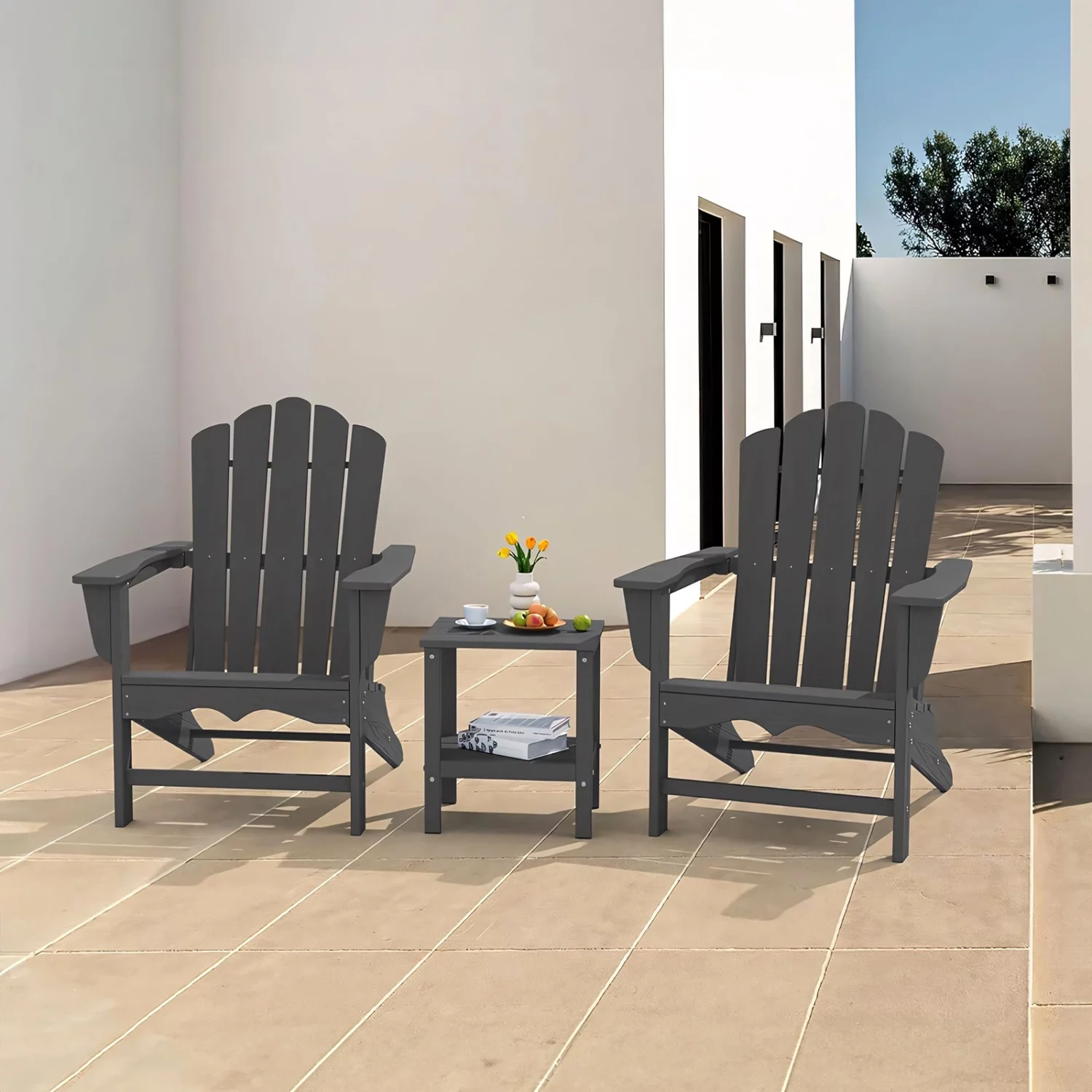 Vintage HDPE Poly Adirondack Chair - Image 5