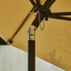 Button Tile System of the 10ft Round Tilt Patio Table Umbrella