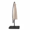 10ft Round Offset Hanging Umbrella with Base - Closed