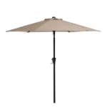 7.5 ft Round Tilt Patio Umbrella - Beige