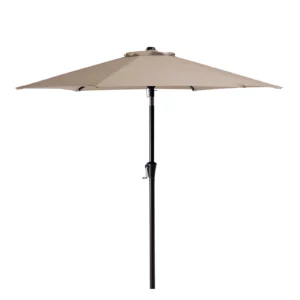 7.5 ft Round Tilt Patio Umbrella - Beige