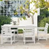 Outdoor Dining Set at Back Yard