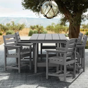 Outdoor Dining Set under Tree