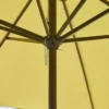 Safty Bar of the 8 x 10ft Rectangle Patio Market Umbrella