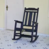 Vintage Porch Rocking Chair-Black indoor