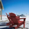 Red Folding Adirondack Chairs