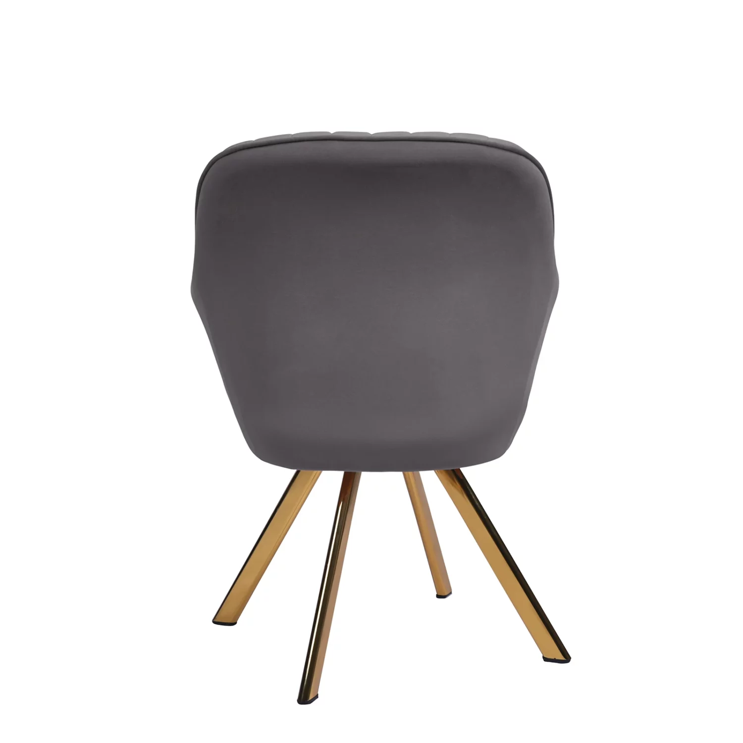 Modern Brushed Velvet Swivel Armchair - Image 8