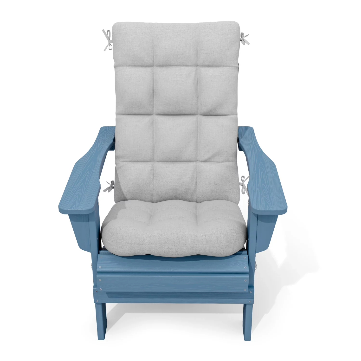 Olefin Tufted High Back Outdoor Chair Cushion - Image 4