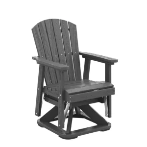 Outdoor Adirondack Swivel Glider Chair