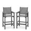 HDPEmesh outdoor bar stools set of 2-homeselecting