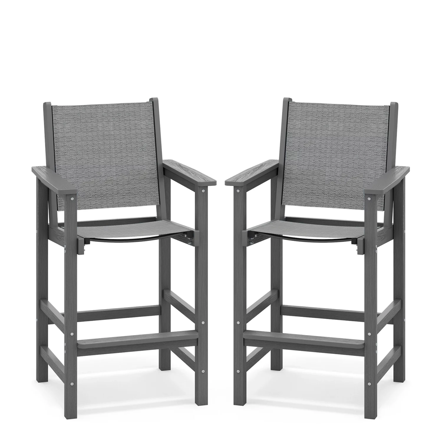 HDPEmesh outdoor bar stools set of 2-homeselecting