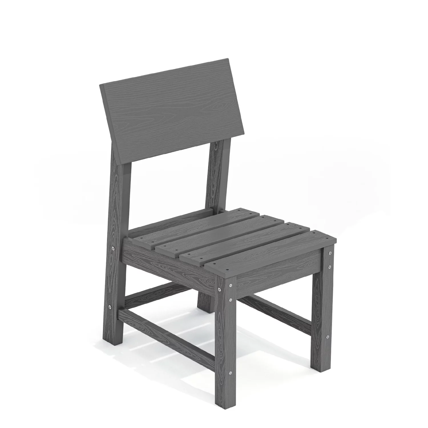 Outdoor HDPE Modern Dining Side Chair