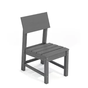 Outdoor HDPE Modern Dining Side Chair