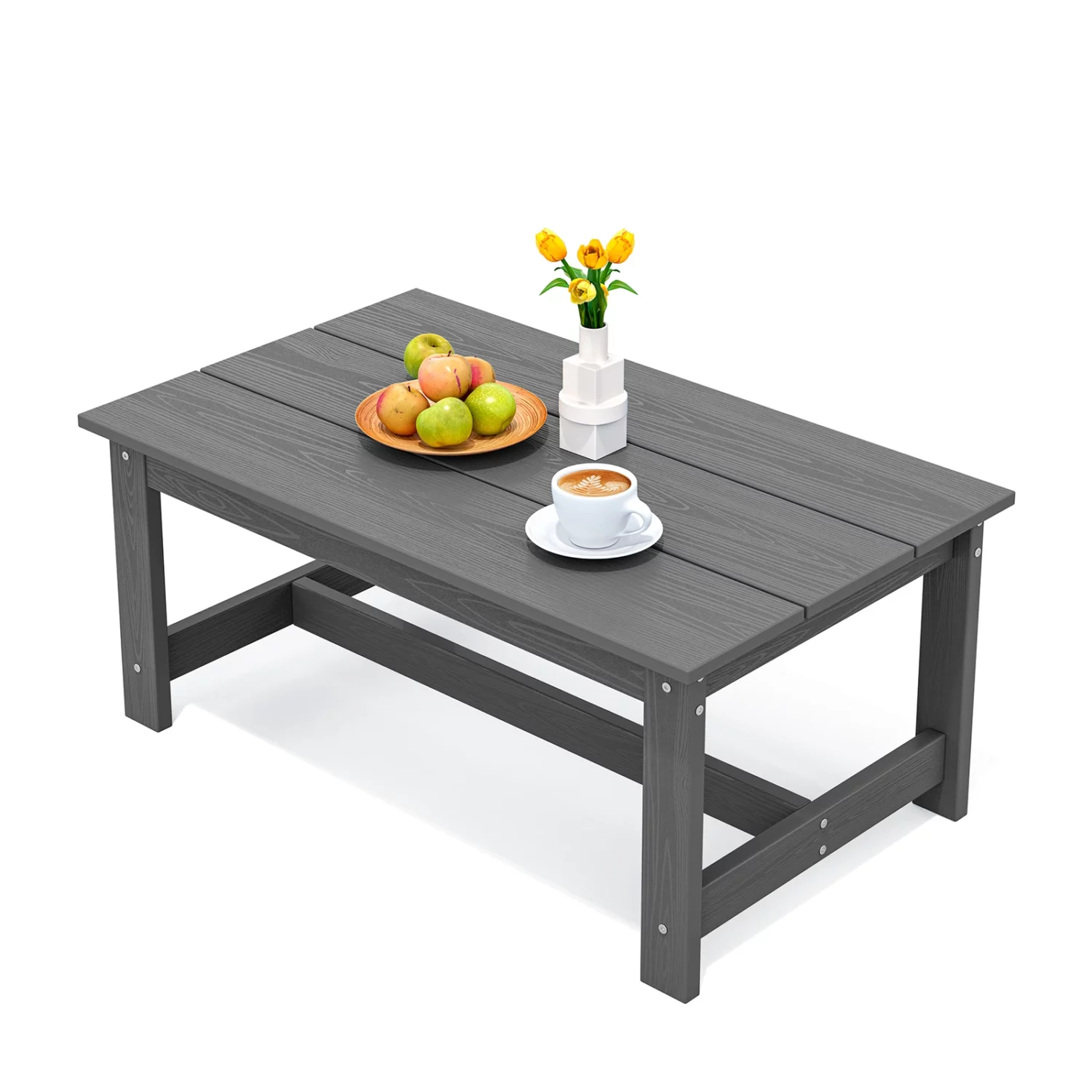 Outdoor HDPE Poly Large Coffee Table - Image 2