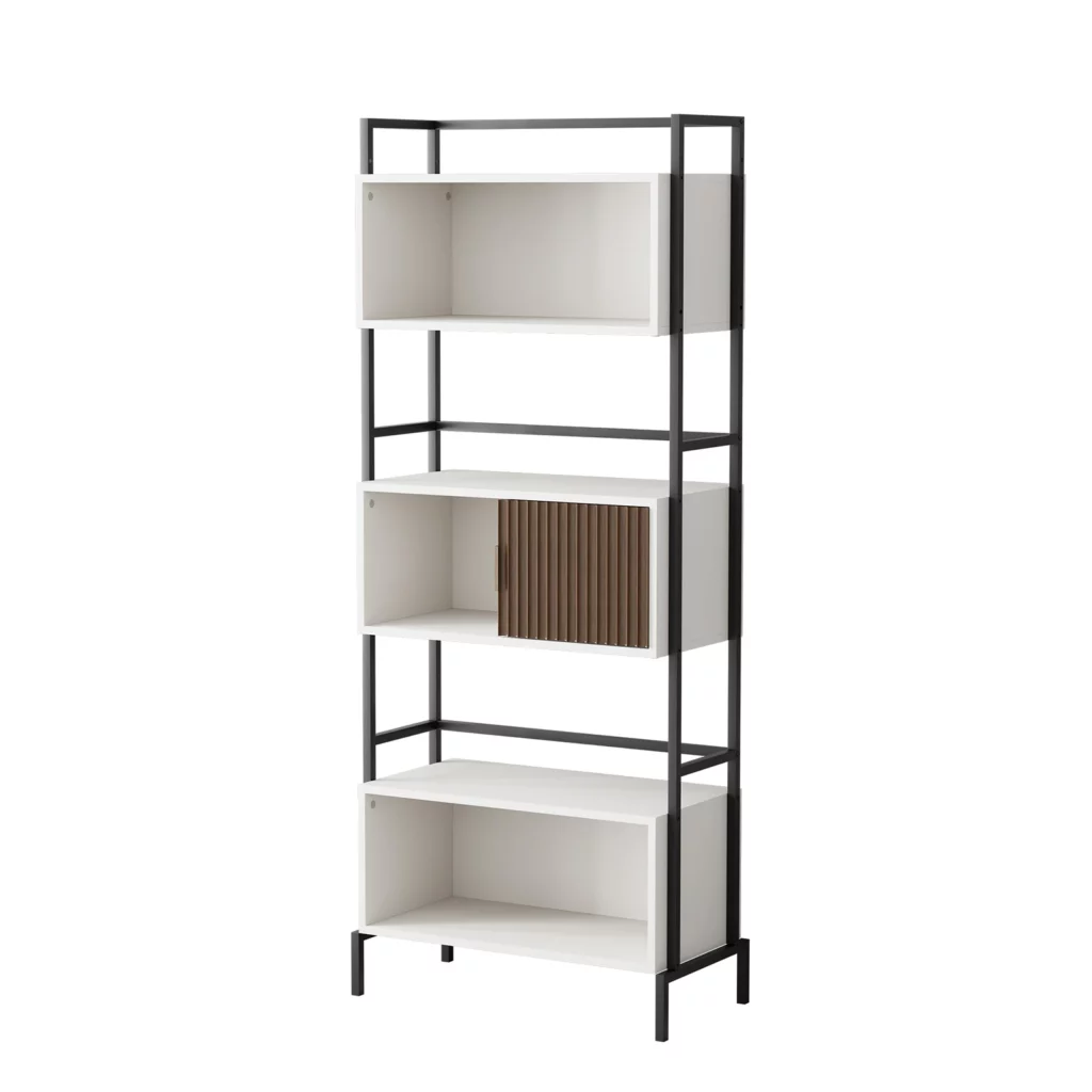 3-Tier Oak Ladder Bookshelf