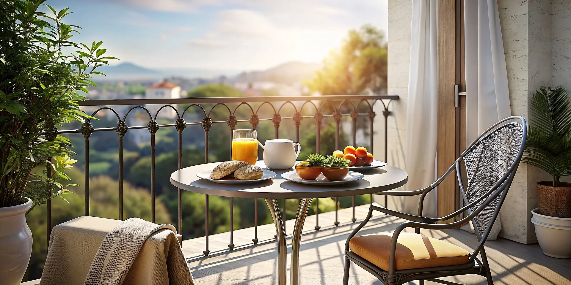 Minimalist and Exquisite Balcony