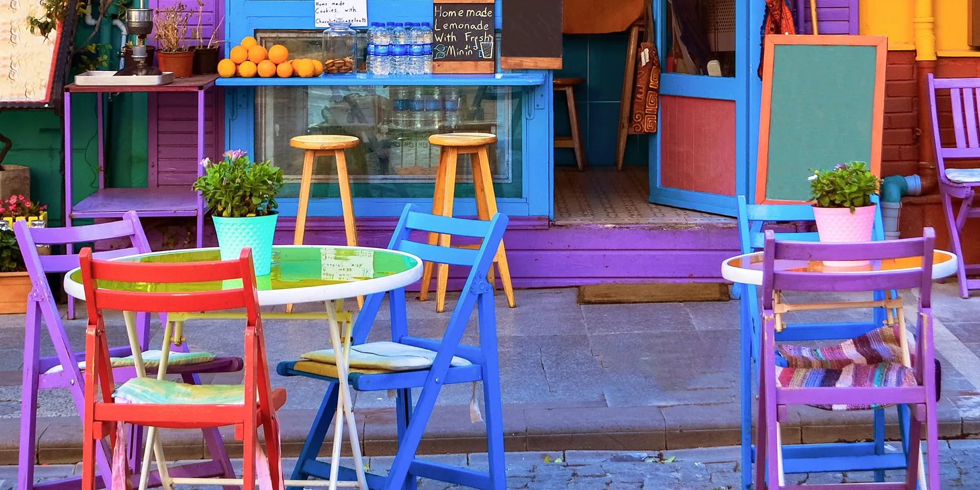 Vibrant and Creative Patio